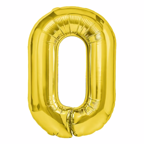Balon Folie Cifra 0 Auriu Balon folie cifra 0 auriu metalizat 100 cm jumbo.