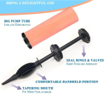 Pompa Manuala Dublu Sens Pentru Umflat Baloane Latex si Folie Pompa manuala dublu sens in culori variate, cu varf conic universal pentru umflarea rapida a baloanelor din latex si folie.