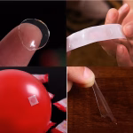 Rola 100 Buline Adezive Transparente pentru Baloane Rola cu 100 de puncte adezive transparente cu doua fete pentru fixarea baloanelor si a decoratiunilor de petrecere pe perete.