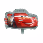 balon folie masina cars Balon din folie metalizata in forma de masina de curse, ilustrandu-l pe celebrul personaj Fulger McQueen din animatia Cars, de culoare rosie.