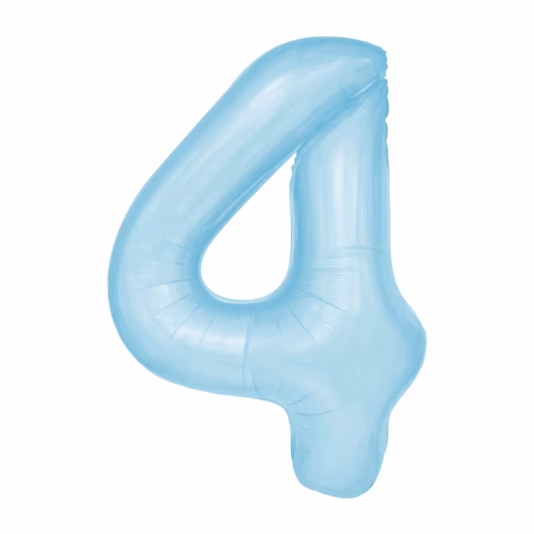 baloane folie cifre bleu 100 cm Set de baloane din folie metalizata in forma de cifre de la 0 la 9, de culoare bleu pastel, cu dimensiunea gigant de 100 cm, potrivite pentru umflare cu heliu.