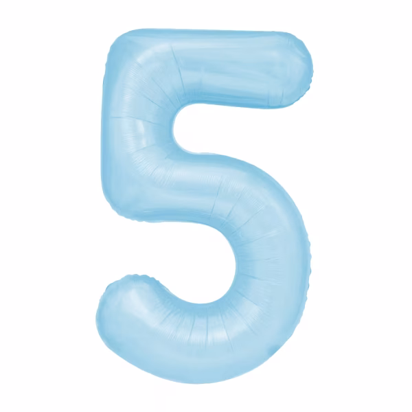 baloane folie cifre bleu 100 cm Set de baloane din folie metalizata in forma de cifre de la 0 la 9, de culoare bleu pastel, cu dimensiunea gigant de 100 cm, potrivite pentru umflare cu heliu.