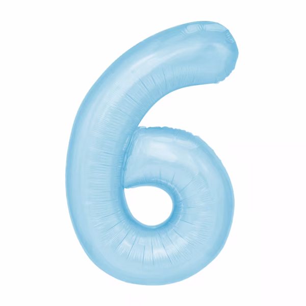 baloane folie cifre bleu 100 cm Set de baloane din folie metalizata in forma de cifre de la 0 la 9, de culoare bleu pastel, cu dimensiunea gigant de 100 cm, potrivite pentru umflare cu heliu.