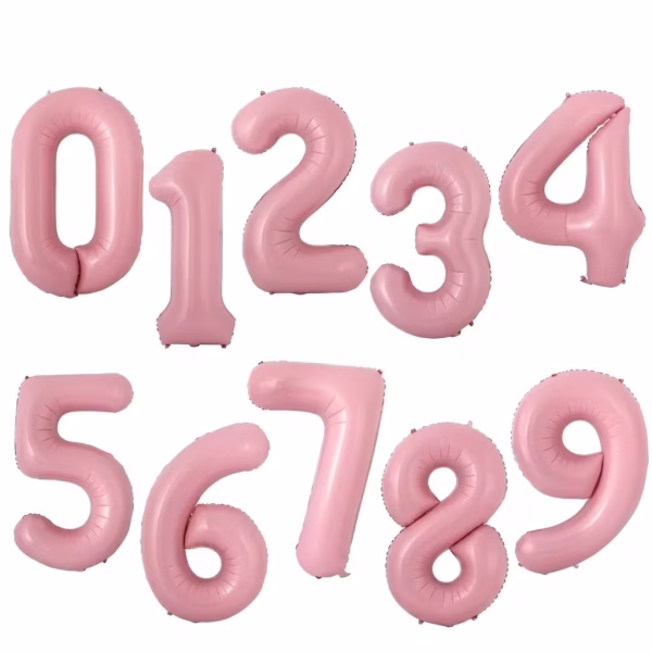 baloane folie cifre roz macarons Colectie de baloane din folie in forma de cifre colorate roz macarons, dimensiune 74 cm. Prezentare variante 0-9 pentru decor petrecere aniversare fete.
