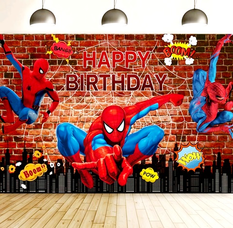 BACKGROUND TEXTIL PENTRU ARANJAMENT ARCADA SPIDERMAN - COD 236