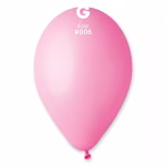 baloane roz 26 cm Balon din latex rotund, de dimensiune standard (26 cm), in culoarea roz mediu (rose), marca Gemar cod 006.