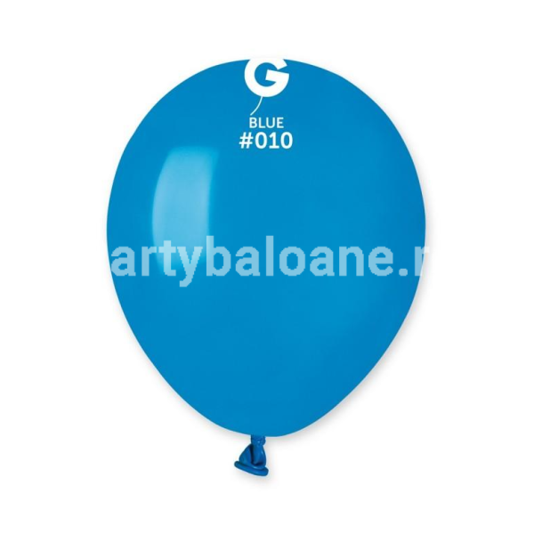 100 BALOANE ALBASTRU 13 CM COD 010