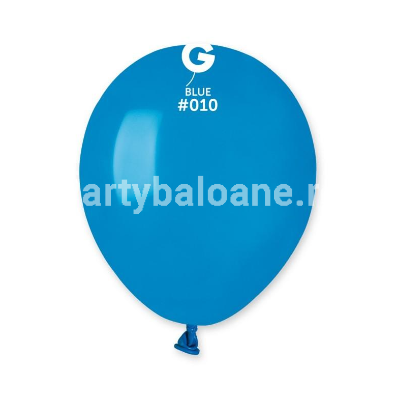 100 BALOANE ALBASTRU 13 CM COD 010