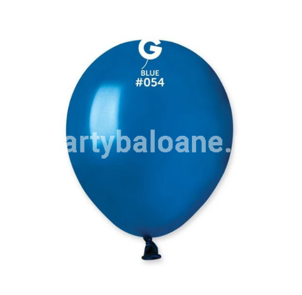 100 Baloane Albastru Metalizat 13 Cm Cod 054 100 BALOANE ALBASTRU METALIZAT 13 CM COD 054