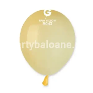 100 BALOANE BABY GALBEN 13 CM COD 043