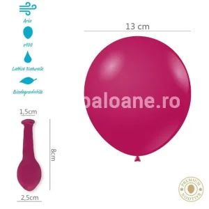 100 BALOANE FUCSIA STANDARD 13 CM ROCCA