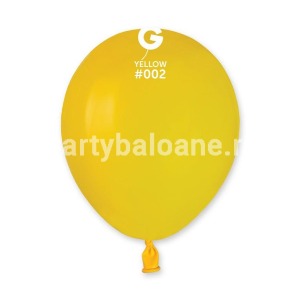 100 BALOANE GALBEN 13 CM COD 002