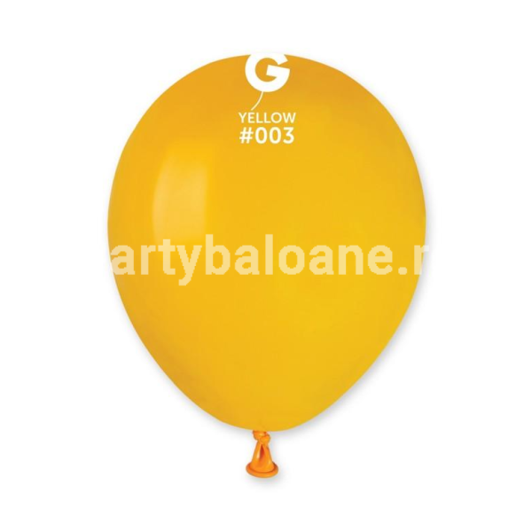 100 BALOANE GALBEN INCHIS 13 CM COD 003