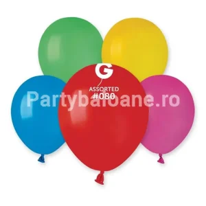 100 BALOANE MULTICOLORATE 13 CM COD 080