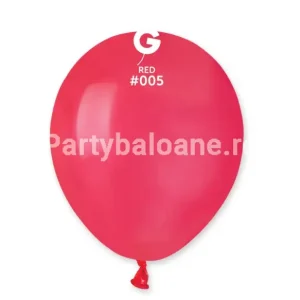 100 BALOANE ROSU 13 CM COD 005