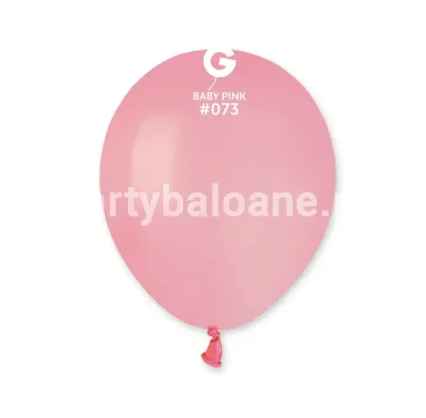 100 BALOANE ROZ 13 CM COD 073
