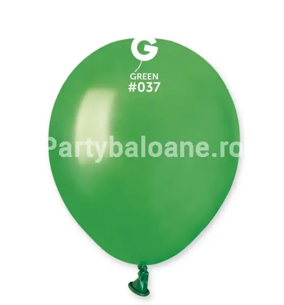 100 BALOANE VERDE METALIZAT 13 CM COD 037