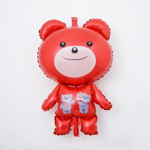 BALON FOLIE URSULET ROSU - 80CM