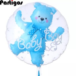 BALON FOLIE BABY BOY CU URSULET 60 CM