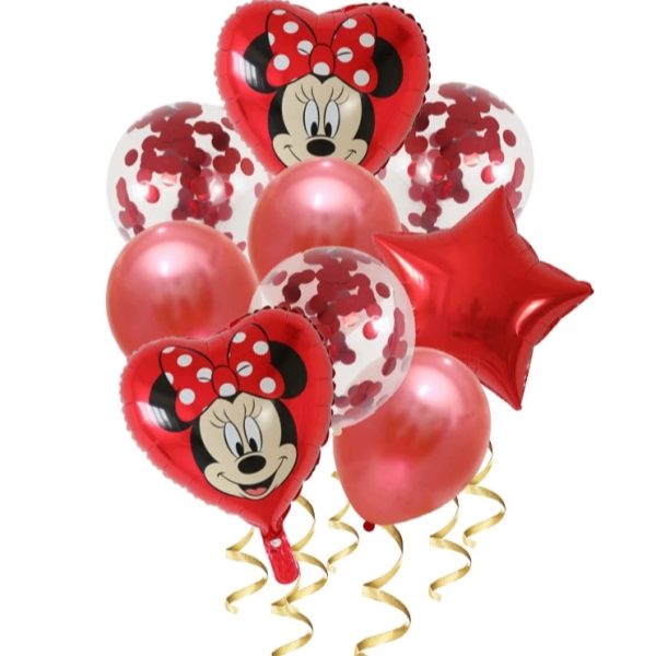 SET 9 BALOANE CU MINNIE SI MICKEY