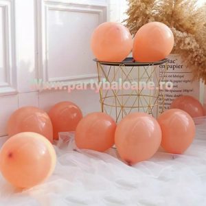 SET 100 BALOANE LATEX MACARONS MISTY ROSE - 26 CM
