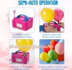 Pompa Compresor Profesional pentru umflat baloane si obiecte gonflabile Putere 600 W, Alimentare 220V - imagine 5