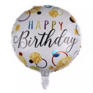 Balon folie Happy Birthday 45 cm