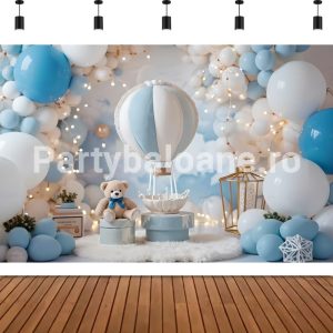BACKGROUND TEXTIL PENTRU ARANJAMENT ARCADA BALOANE SI URS - COD 580B