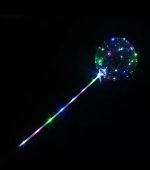 BALON BOBO CU INSTALATIE MULTICOLORATA LED PE BATERII - imagine 2