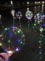 BALON BOBO CU INSTALATIE MULTICOLORATA LED PE BATERII - imagine 4