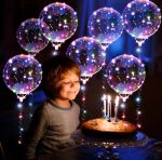 BALON BOBO CU INSTALATIE MULTICOLORATA LED PE BATERII - imagine 7