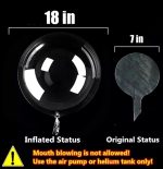 BALON BOBO CU INSTALATIE MULTICOLORATA LED PE BATERII - imagine 9