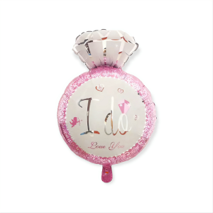 BALON FOLIE INEL - I DO ROZ 79CM