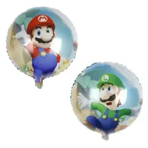 BALON FOLIE MARIO SI LUIGI 45 CM