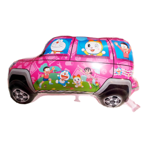 BALON FOLIE MASINA ROZ DORAEMON 60 CM