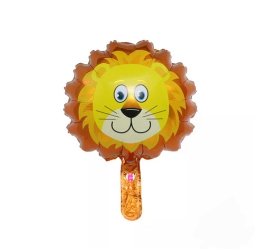 BALON FOLIE MINI FIGURINA SAFARI LEU 35 CM
