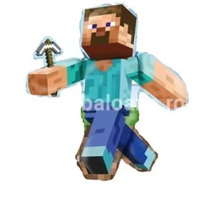 BALON FOLIE PERONAJ MINECRAFT 87 CM
