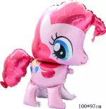 BALON FOLIE PERSONAJ 3D MY LITTLE PONY PINKIE PIE 100x97 CM - imagine 3