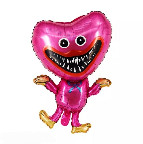BALON FOLIE PERSONAJ HUGGY WUGGY ROZ- 80 CM