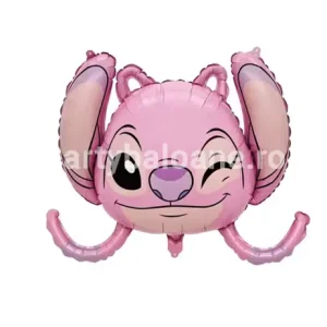 Balon Folie Angel Lilo & Stitch – Figurină Roz 80cm Balon folie figurina personaj Angel roz din Lilo si Stitch