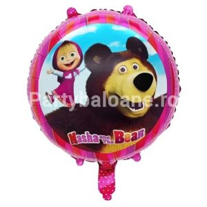 BALON FOLIE ROTUND MASHA SI URSUL - 45 CM