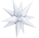 BALON FOLIE STEA 3D ALB - 66 CM
