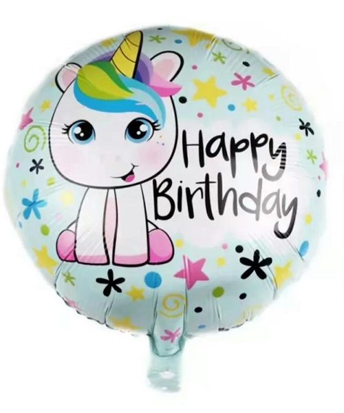 BALON FOLIE UNICORN - 45 CM