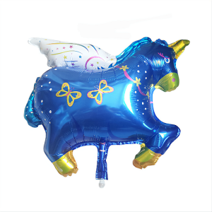 BALON FOLIE UNICORN ALBASTRU