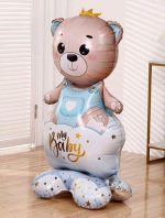 BALON FOLIE URS BLEU AIRWALKER MY BABY 154x77 CM - imagine 2
