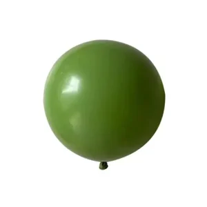 BALON LATEX JUMBO 50 CM - KAKI GREEN OLIVE RETRO
