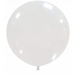 BALON LATEX JUMBO 50 CM TRANSPARENT