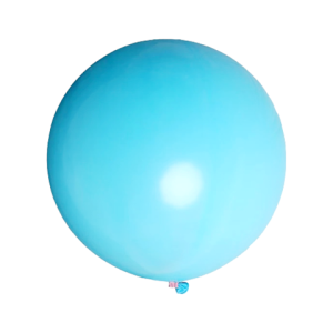 BALON LATEX JUMBO BLEU - 80 CM