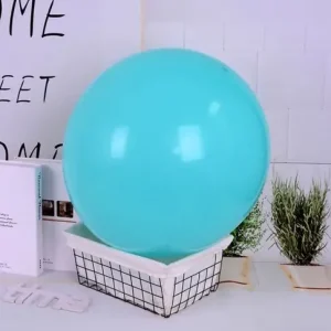 BALON LATEX JUMBO BLUE TIFFANY - 50 CM