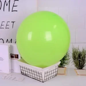 BALON LATEX JUMBO VERDE DESCHIS - 50 CM